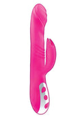 Passion Tickler Heat Up Rechargeable Silicone Rabbit Vibrator - Pink