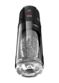Pdx Elite Rechargeable Mega-Bator Pro Masturbator - Black/Clear