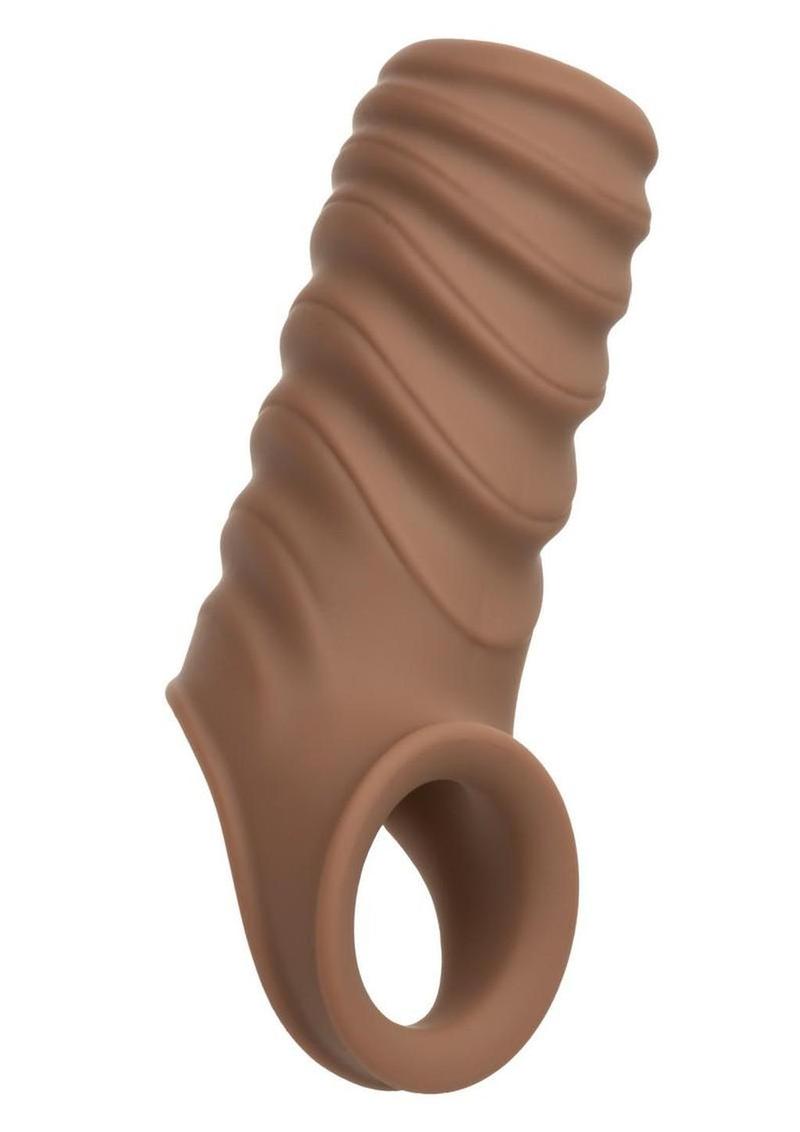 Performance Maxx Liquid Silicone Reversible Sleeve - Caramel