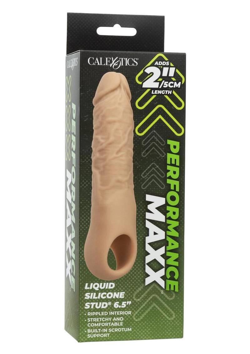 Performance Maxx Liquid Silicone Stud 6.5 - Vanilla