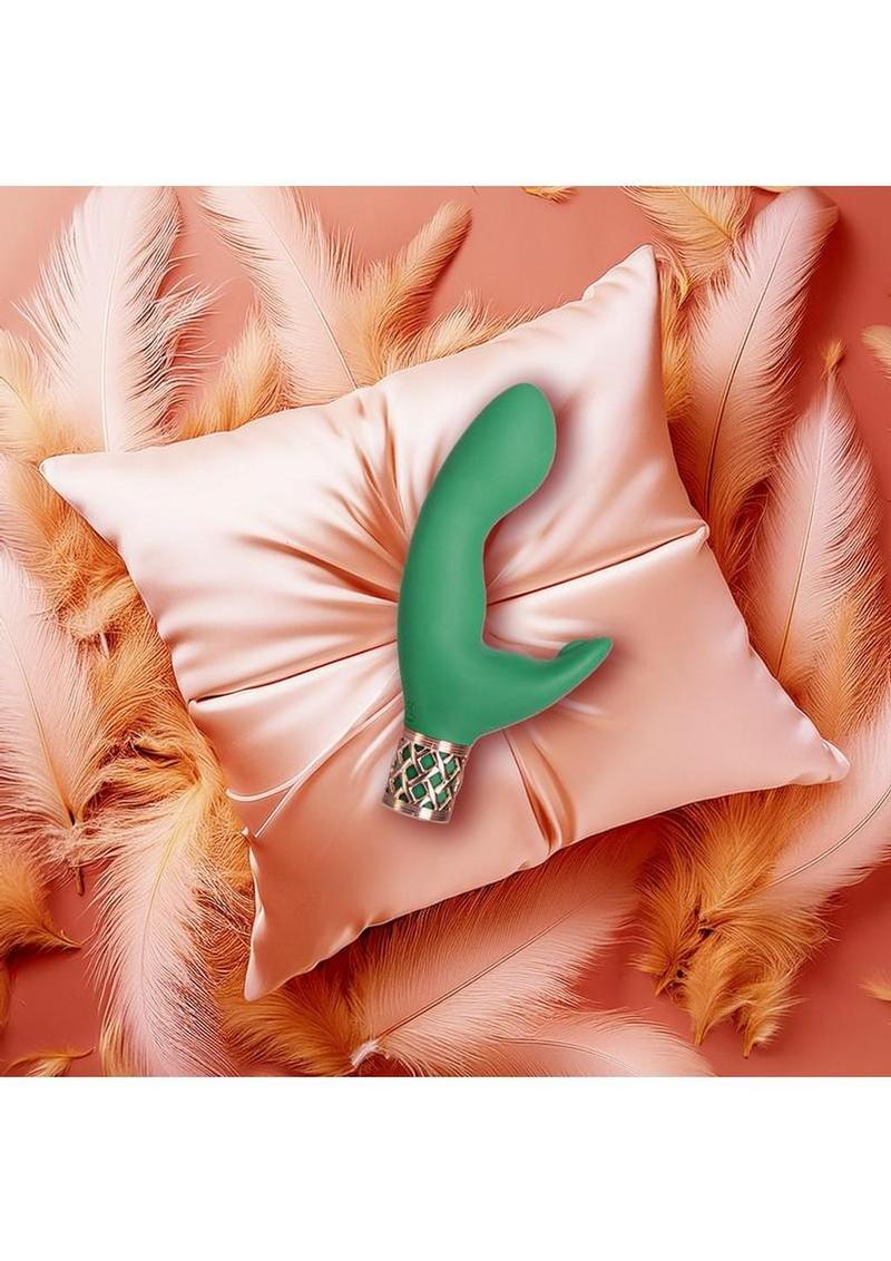 Pillow Talk Secrets Sinful Rechargeable Silicone Dual Vibrating Wand
