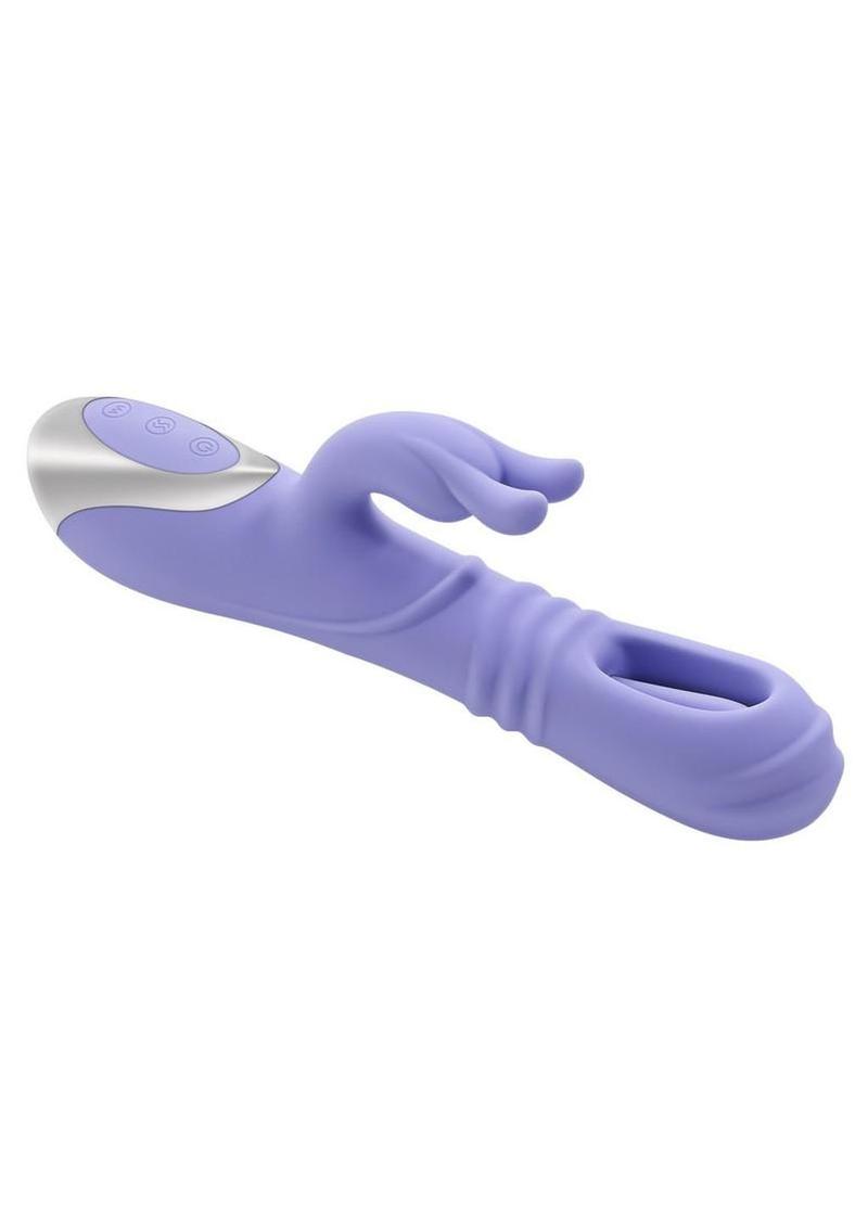 Playboy Tap Me In Rechargeable Silicone Dual Vibrating Rabbit