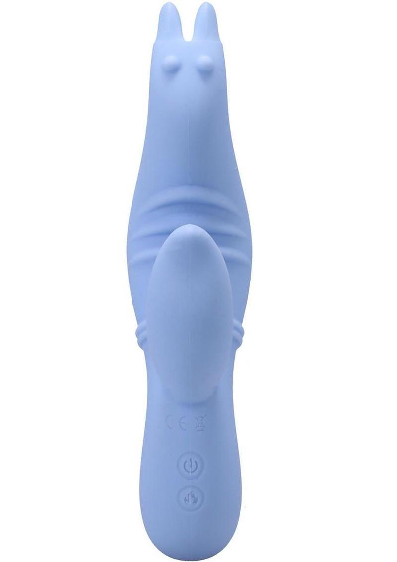 Polynesian Pleasures Into The C Seahorse Siren Rechargeable Silicone Rabbit Vibrator with Clitoral Stimulator