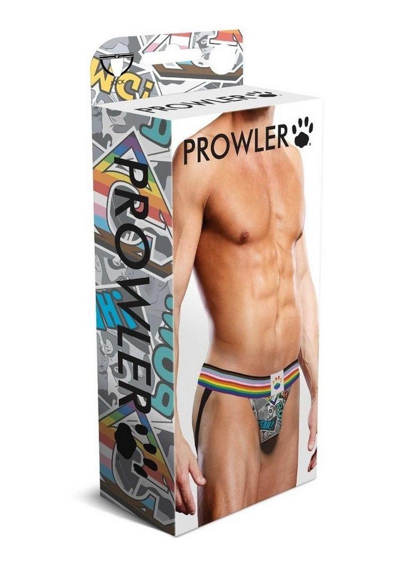 Prowler Comic Book Jock - Gray/Grey/Multicolor - Large