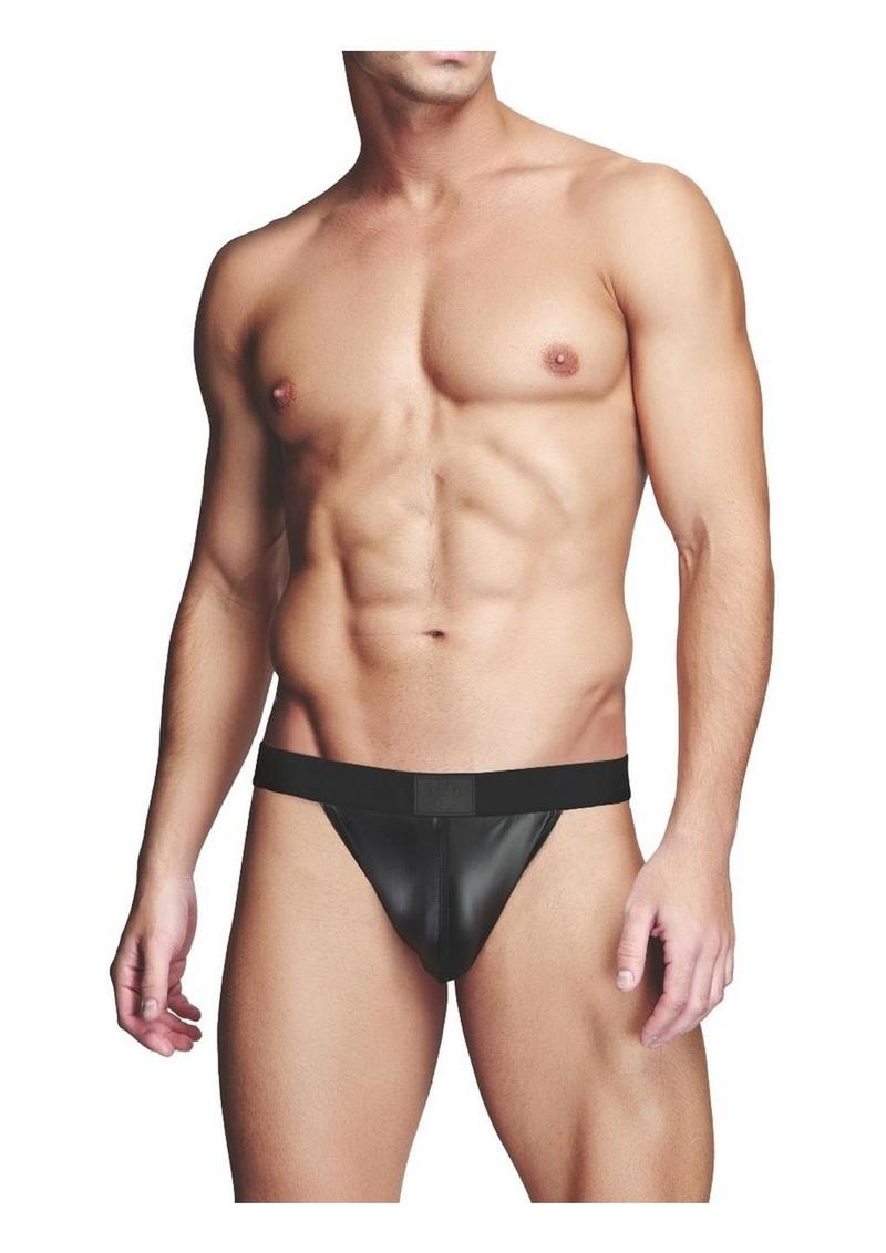 Prowler Red Wetlook Ass-Less Jock - Black - Large