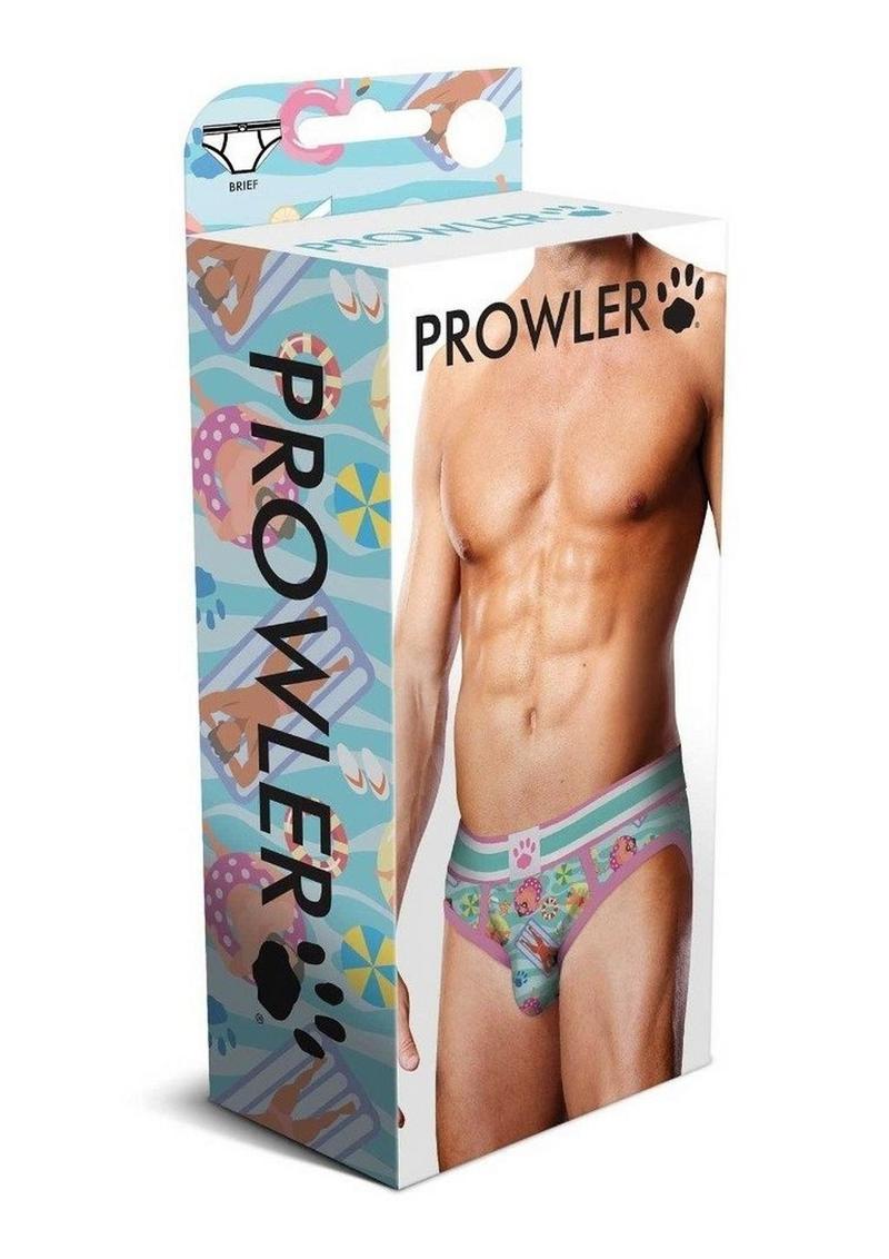 Prowler Swimming Brief - Blue/Multicolor - Large