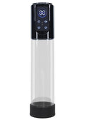 Pumped Megalift Automatic 6 Function Rechargeable Penis Pump - Black