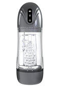 Pumped Sonicpull 10 Function Multimedia Enhanced Masturbator - Grey/Gun Metal