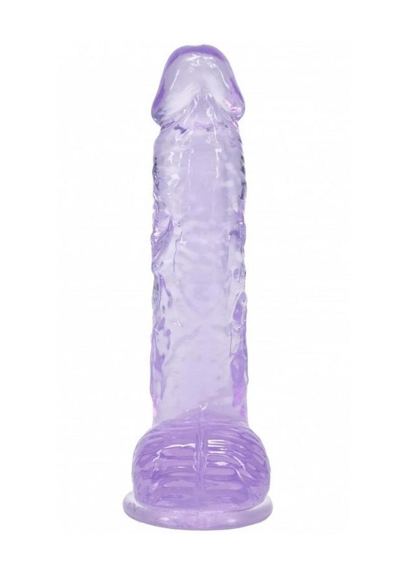 Realrock Crystal Clear Realistic Dildo with Balls