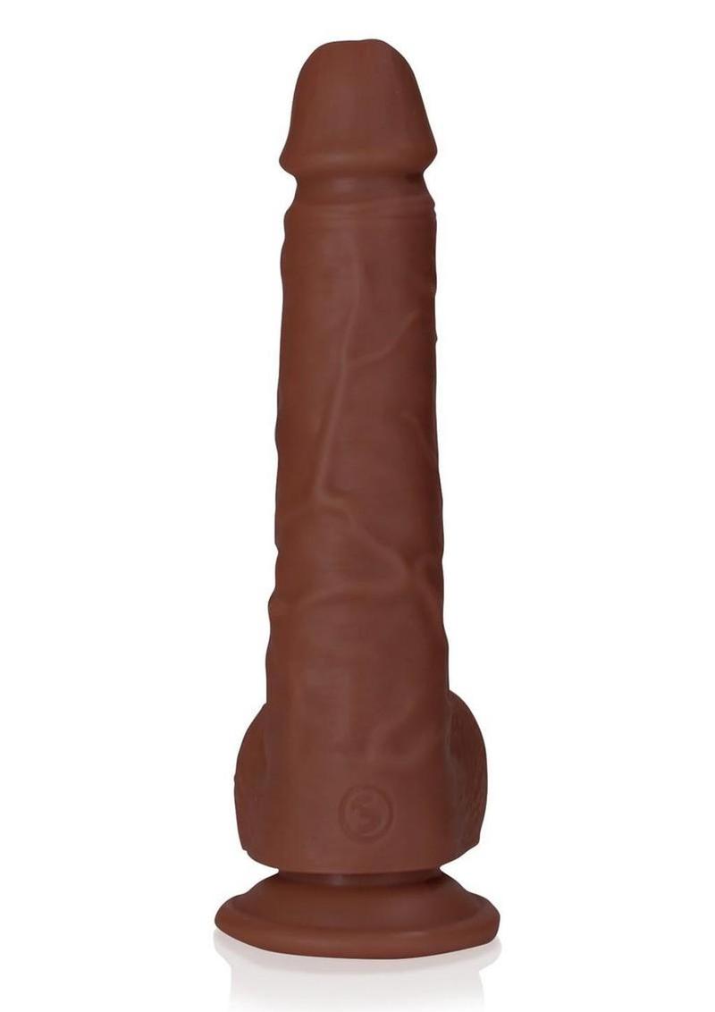 Realrock Realistic Skin Straight Realistic Dildo with Balls and Suction Cup