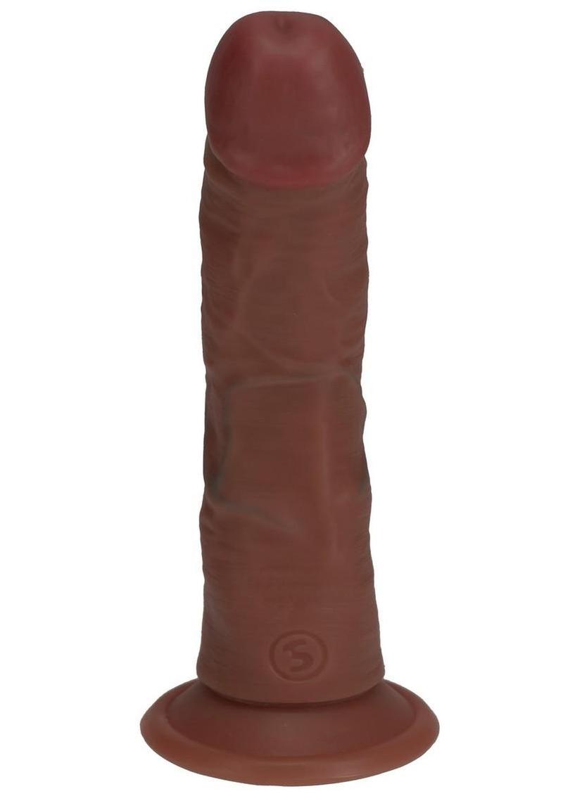 Realrock Ultra Realistic Skin Vibrating Rechargeable Curved Dildo
