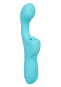 Rechargeable Butterfly Kiss Silicone Clitoral Flicker Vibrator - Blue