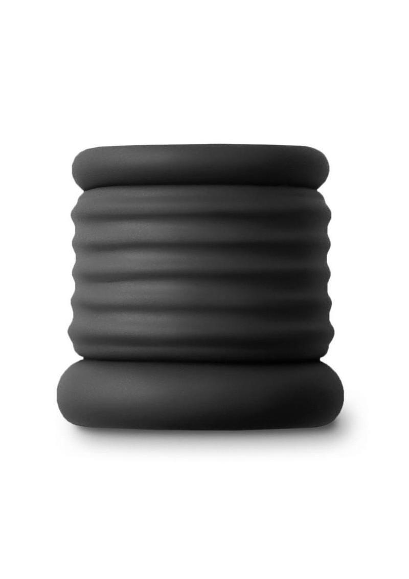 Renegade Buster Silicone Ball Stretcher - Black - 2 Piece