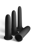 Renegade Gliders Silicone Dilator - Black - 4 Piece/Set