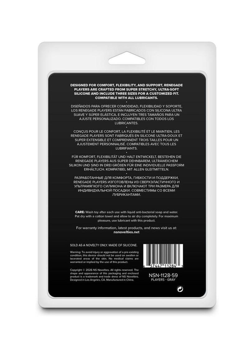 Renegade Players Silicone Flexible Cockrings