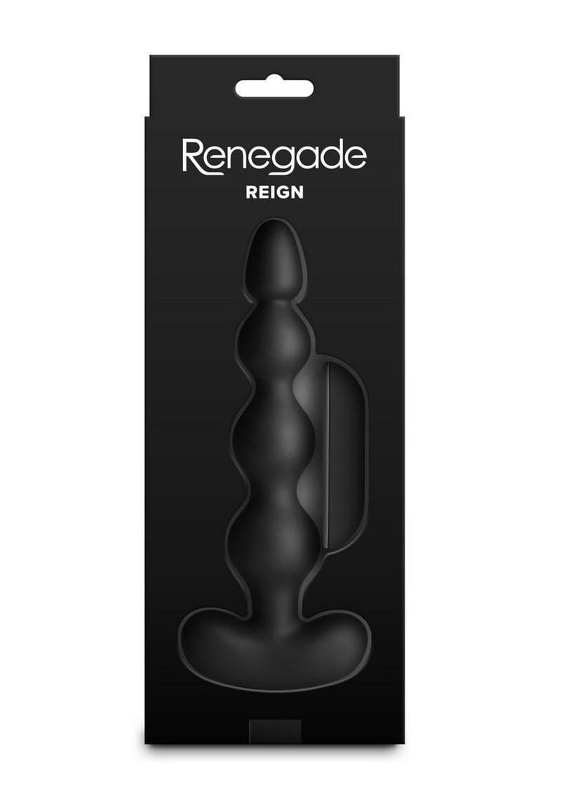 Renegade Reign Rechargeable Silicone Vibrating Anal Beads with Remote