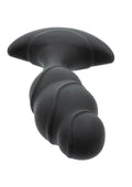 Rock Bottom Rumbling Mega Beaded Rechargeable Silicone Probe - Black