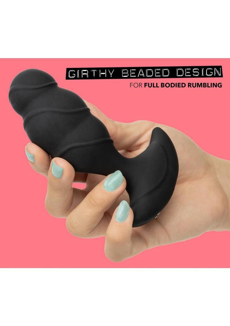 Rock Bottom Rumbling Mega Beaded Rechargeable Silicone Probe