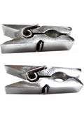 Rouge Metal Nipple Clamps - Metal/Silver