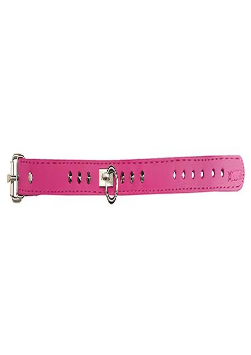 Rouge O Ring Studded Adjustable Leather Collar