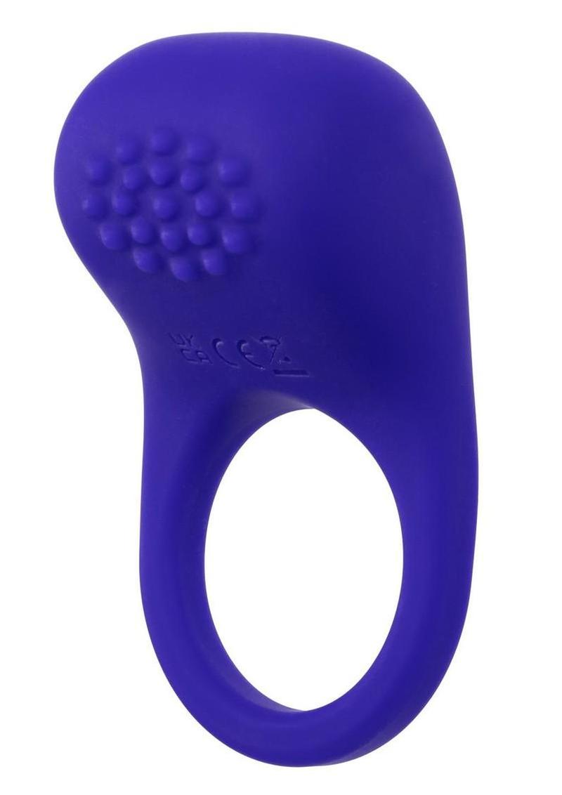 Rumbler Rumble Rechargeable Silicone Cock Ring - Purple