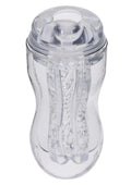 Selopa Stroke Of Luck Masturbator with Vibrating C-Ring - Clear