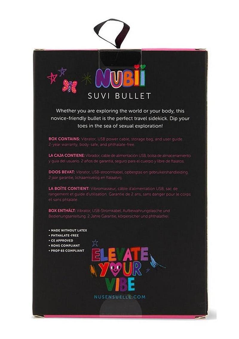 Sensuelle Nubii 15 Function Rechargeable Bullet Vibrator