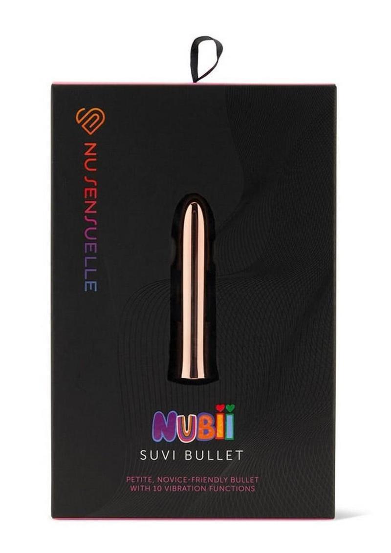 Sensuelle Nubii 15 Function Rechargeable Bullet Vibrator - Rose Gold