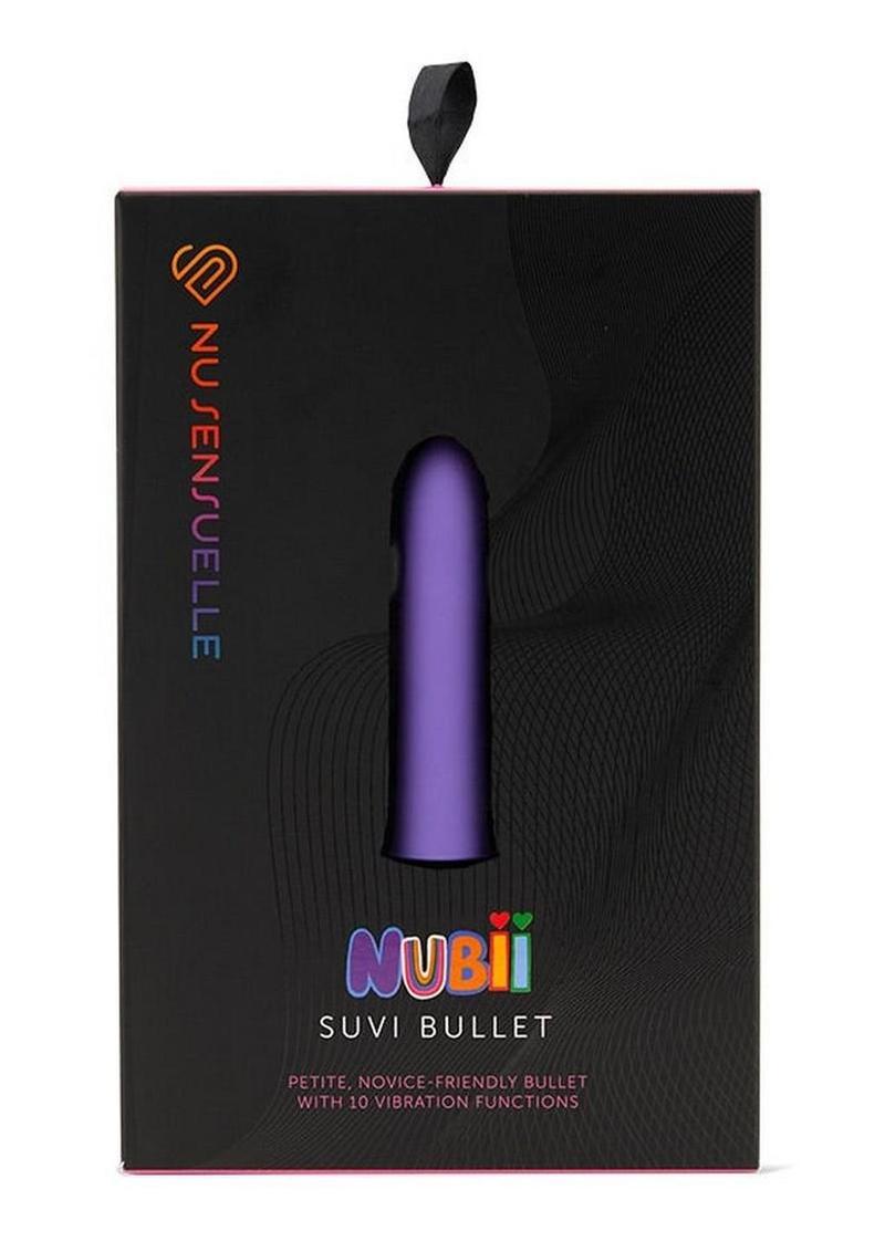 Sensuelle Nubii 15 Function Rechargeable Bullet Vibrator - Purple/Ultra Violet