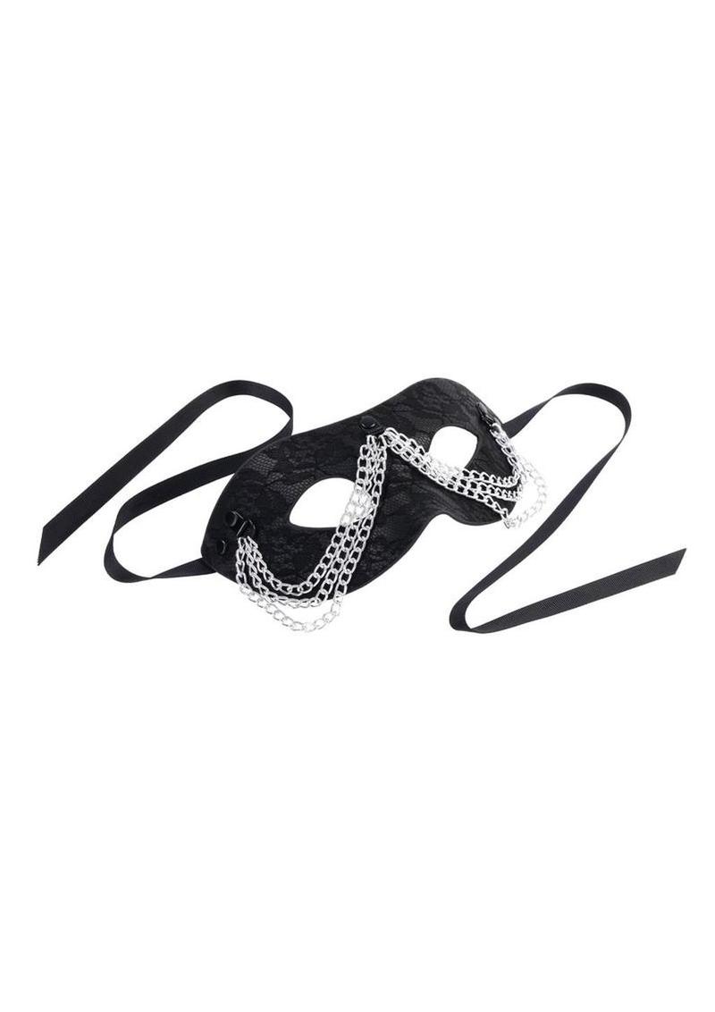 Sincerely Chained Lace Mask