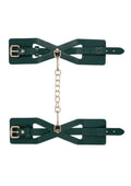 Sex and Mischief Indica Cutout Cuffs - Gold/Green