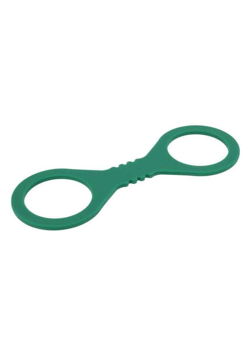 Sex and Mischief Indica Silicone Cuffs - Green - Small