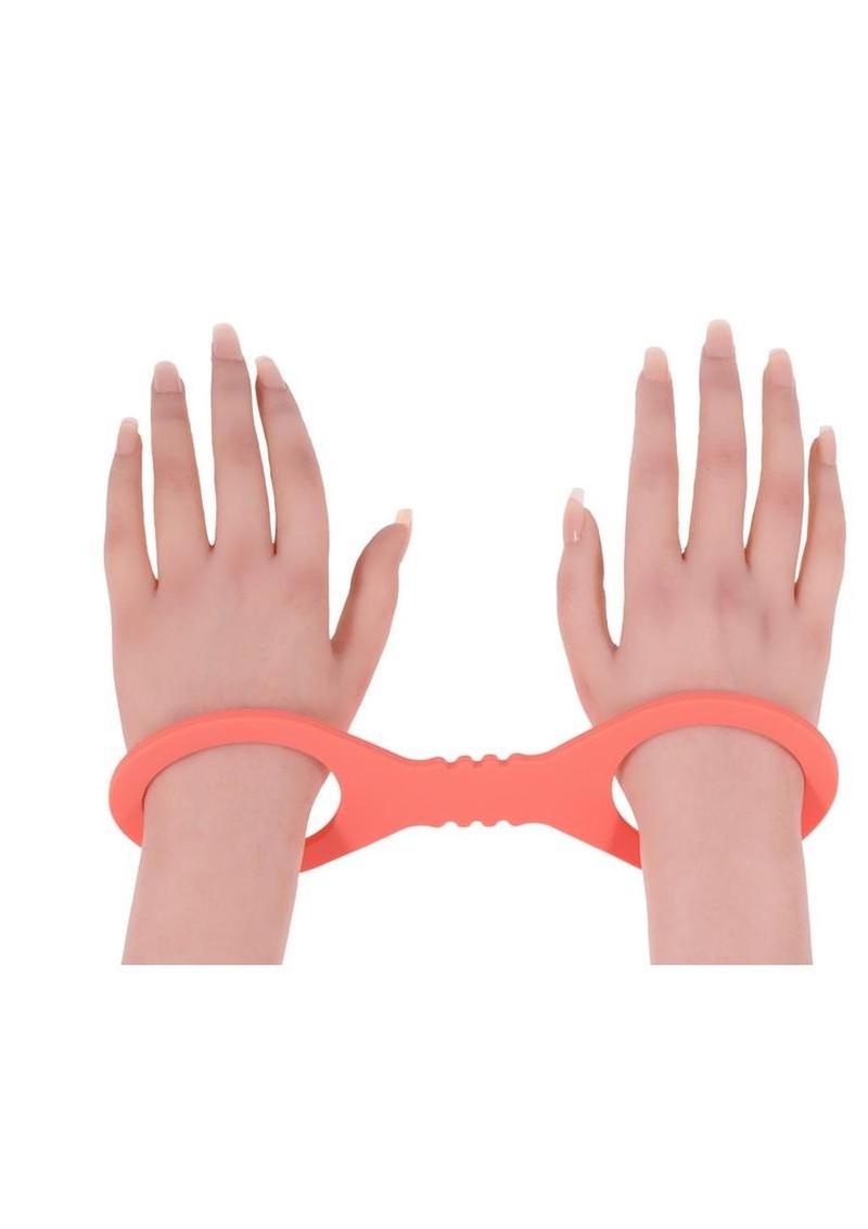 Sex and Mischief Peaches N Creame Silicone Cuffs