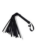 Sex and Mischief Shadow Chain Flogger - Black/Silver