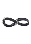 Sex and Mischief Shadow Convertible Cuffs - Black/Silver