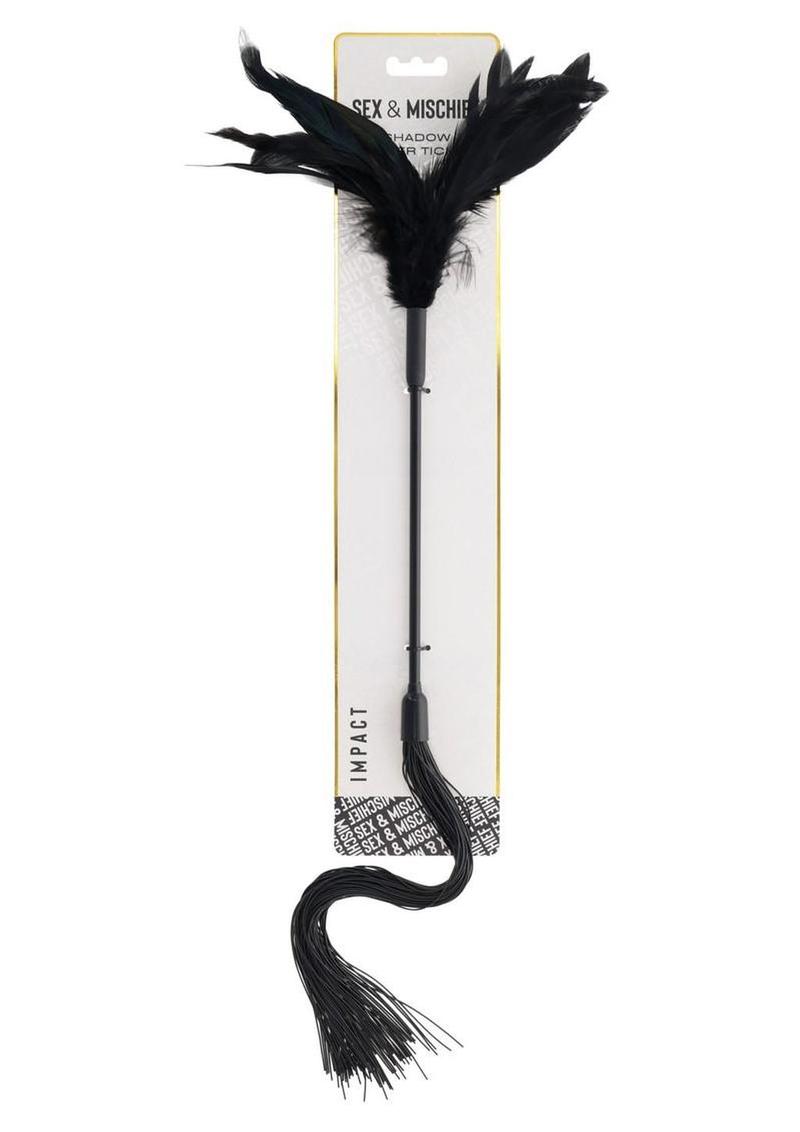 Sex and Mischief Shadow Feather Tickler - Black