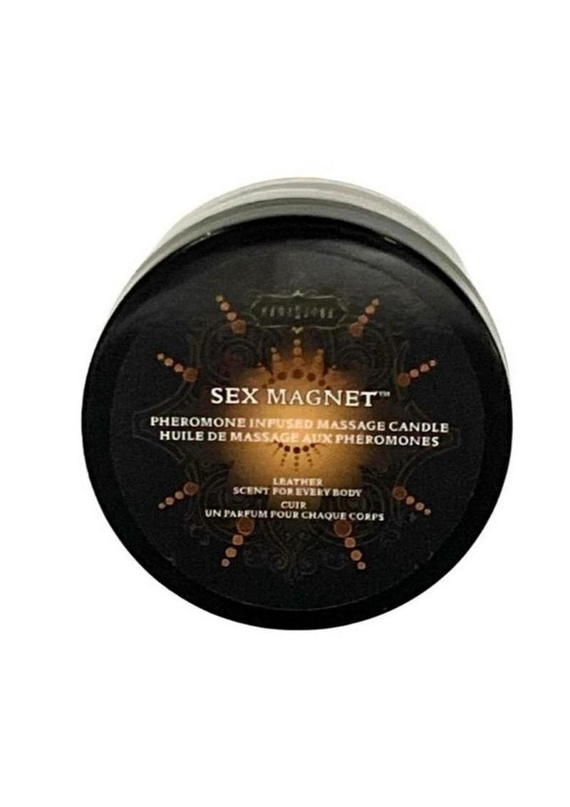 Sex Magnet Massage Candle 1.7 Oz Leather