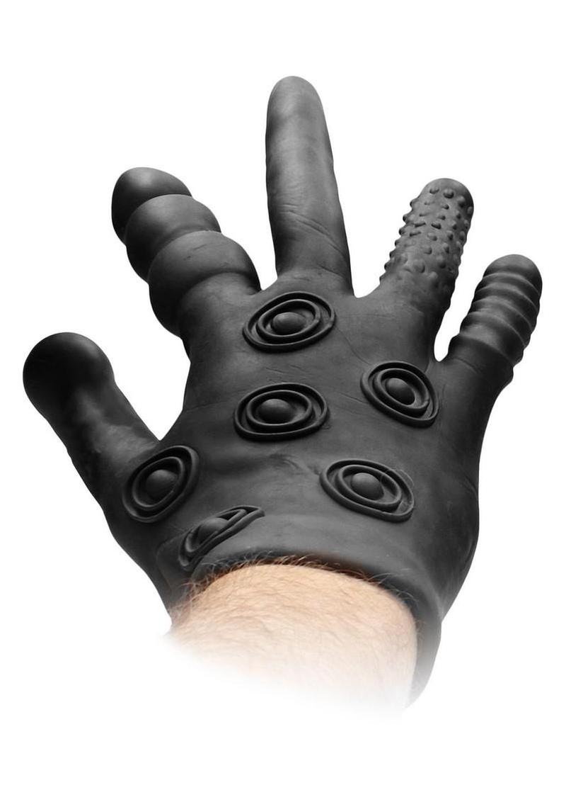 Shots Fist It Stimulation Silicone Textured Glove