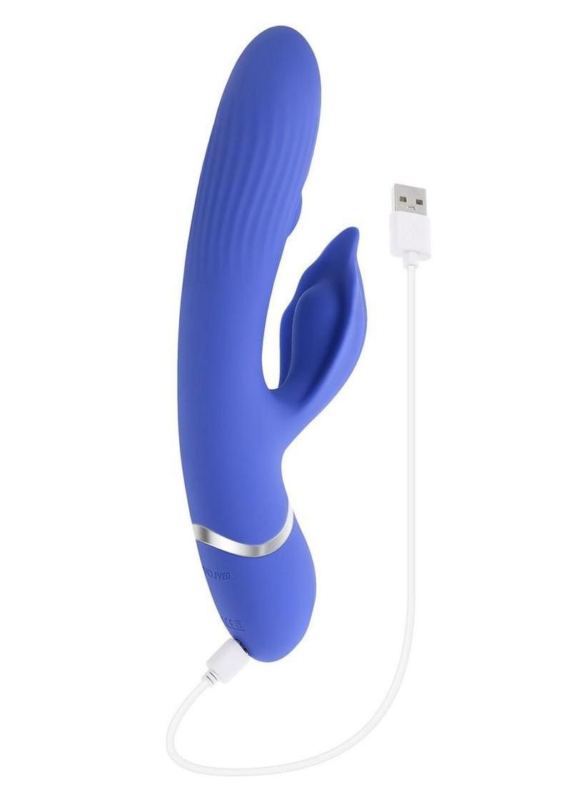 Shudder Rechargeable Silicone Triple Motor Vibrator with Stimulator