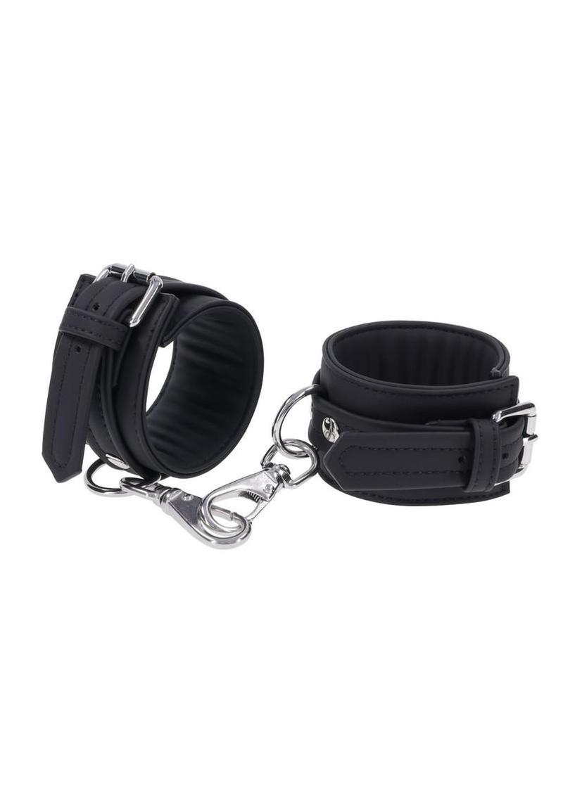 Signature Midnight Muse Handcuffs - Black/Silver