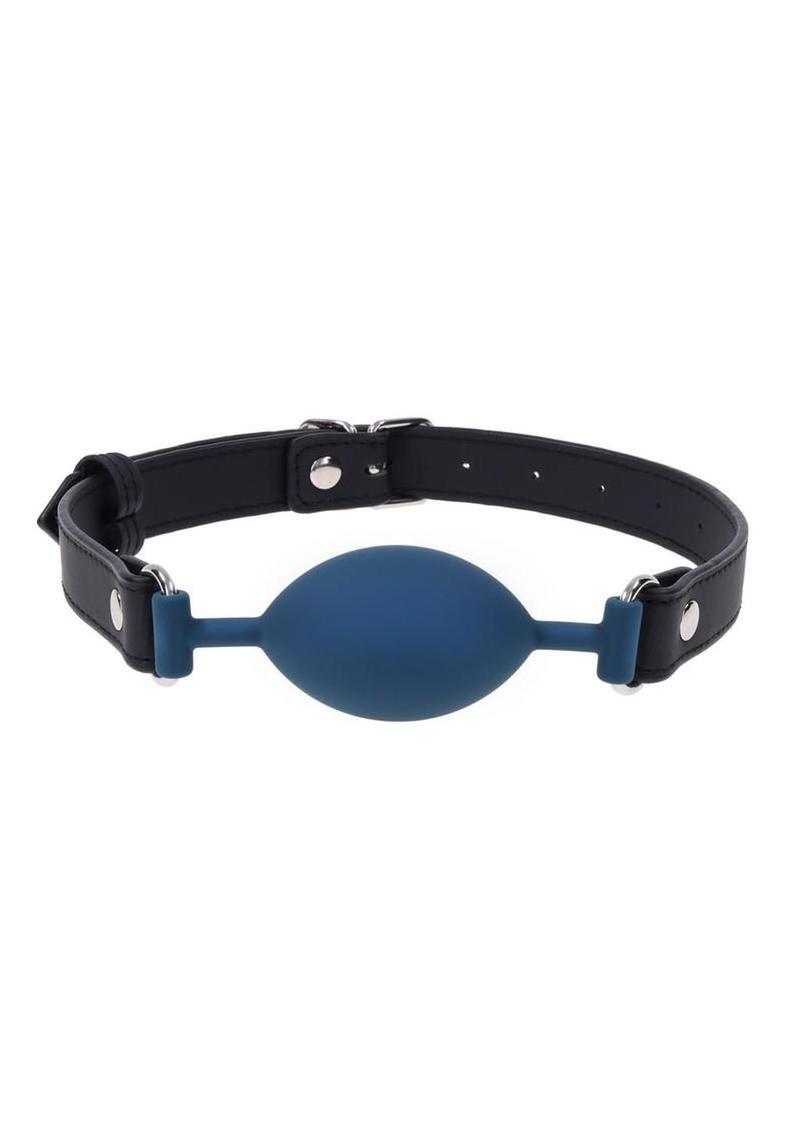 Signature Twilight Tease Oval Gag - Blue/Silver