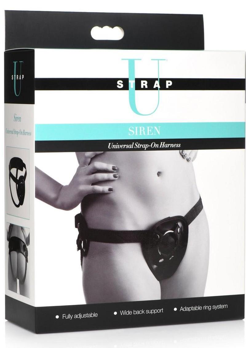 Strap U Siren Universal Strap-On Harness - Black