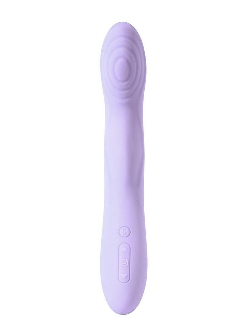 Svakom Selena Warming Rechargeable Silicone G-Spot Vibrator with Clitoral Stimulator