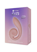 Svibe Snail Gizi Rechargeable Silicone Rabbit Vibrator - Peachy - Pink