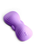 Techno Trap Rechargeable Silicone App Compatible Dual Motor Hands-Free Grinding Pad - Purple