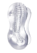 The 9's - Clear Stroke Twister Masturbator - Clear - 5.25in