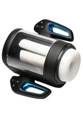 The Milker Cyber Milker Stroking and Vibrating Rechargeable Masturbator - General Orifice - Black