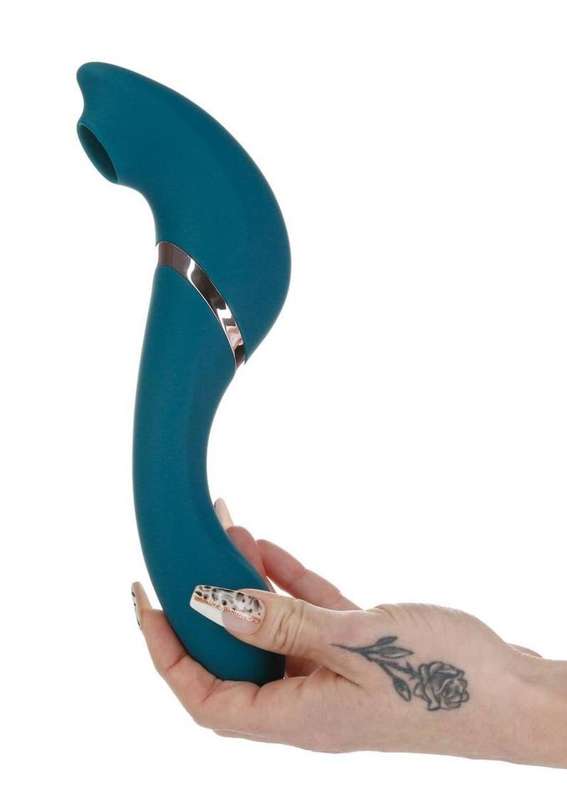 The Monarch Swan Rechargeable Silicone Transform Vibrator