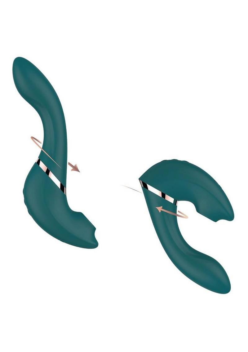 The Monarch Swan Rechargeable Silicone Transform Vibrator