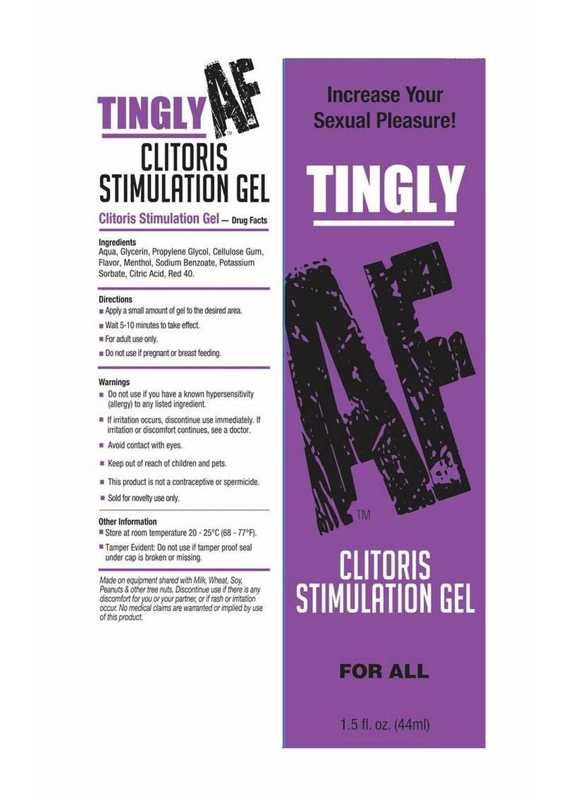 Tingly AF Clitoral Stimulation Gel